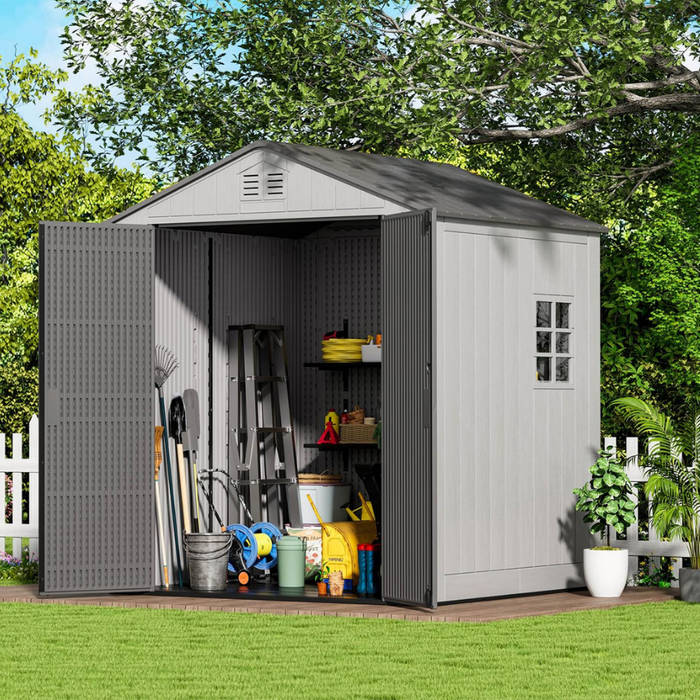 Eddie Plus Double Outdoor Garden Shed (Extendable)