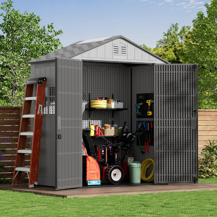 Eddie Plus Single Outdoor Garden Shed (Extendable)