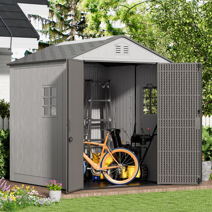 Eddie Plus Double Outdoor Garden Shed (Extendable)