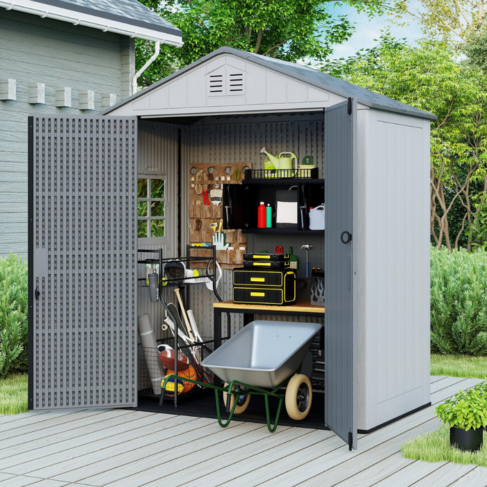 Eddie Plus Single Outdoor Garden Shed (Extendable)