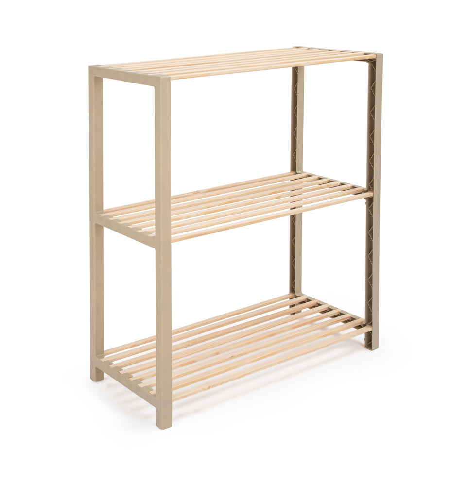 Voro Multipurpose Wooden Shelf 65cm 3 Layer — The Home Shoppe