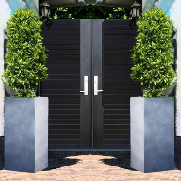 Toulouse Tall Planter Lead Grey (2 Sizes)