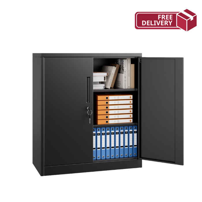 Filex 2 Door Office Storage Base Metal Steel Cabinet
