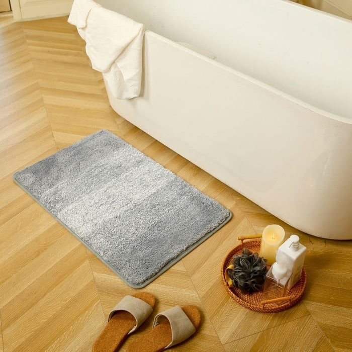 Fluffy Thick Bathroom Non Slip Mat 45 x 65 Small