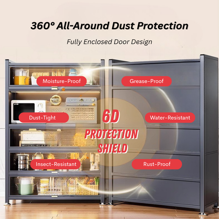 PantryPro 3 Door Kitchen Appliances Storage Cabinet (2 Sizes)