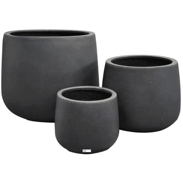 Auckland Planter Pot Matt Black  (2 Sizes)