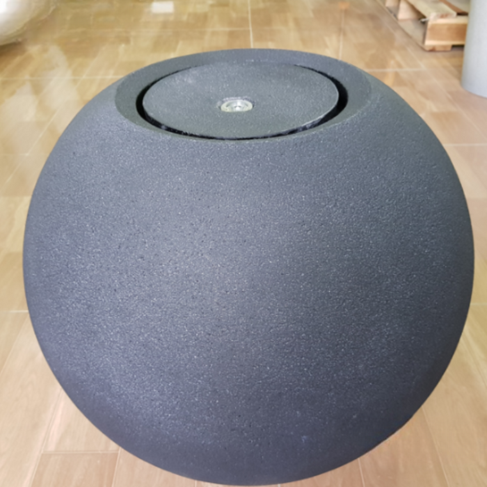 Maicao Round Water Fountain Granite Grey | Black Stone (3 Sizes)
