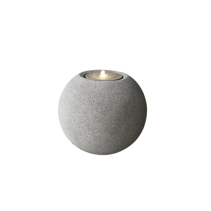 Maicao Round Water Fountain Granite Grey | Black Stone (3 Sizes)