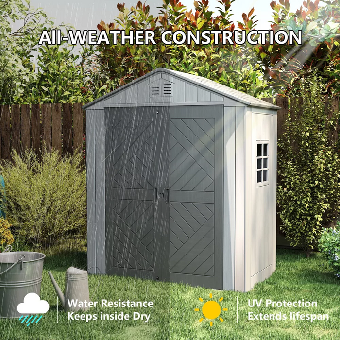 Eddie Plus Single Outdoor Garden Shed (Extendable)