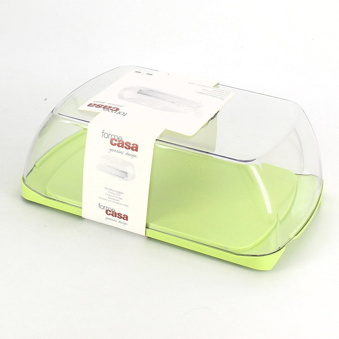 Casa Rectangular Cheese Dish w/Dome Transparent