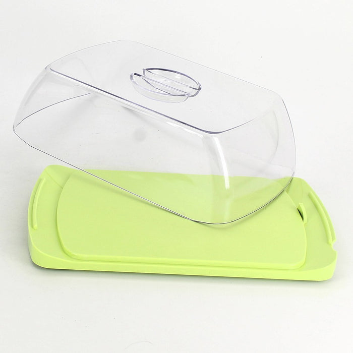 Casa Rectangular Cheese Dish w/Dome Transparent