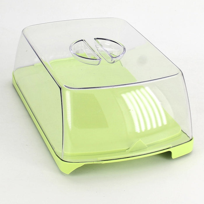 Casa Rectangular Cheese Dish w/Dome Transparent