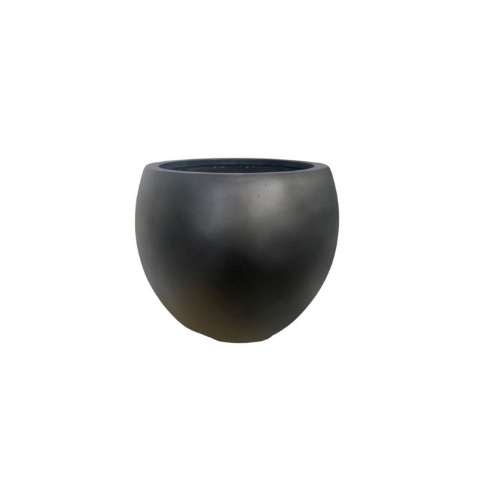 Hamilton Round Planter Pot Matt Black (3 Sizes)