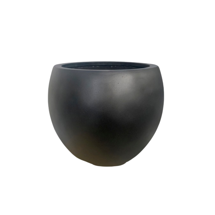 Hamilton Round Planter Pot Matt Black (3 Sizes)