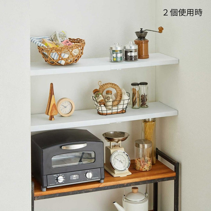 Flat Shelf Cover for Heian Tension Rods and Shelves White SFT-1WH