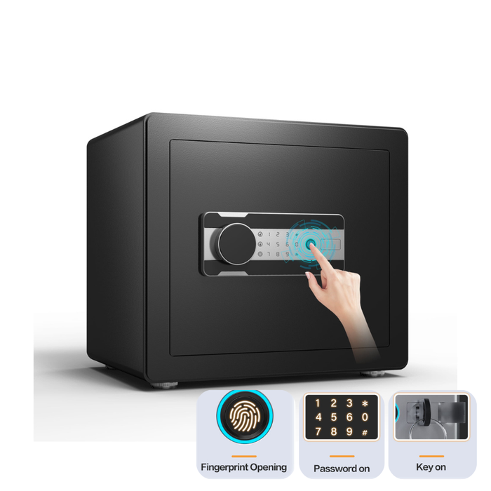 Steel Vault Safe Box H35 Combination/ Fingerprint Lock