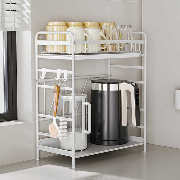 2 Tier Kitchen Top Storage Rack Foldable — The Home Shoppe