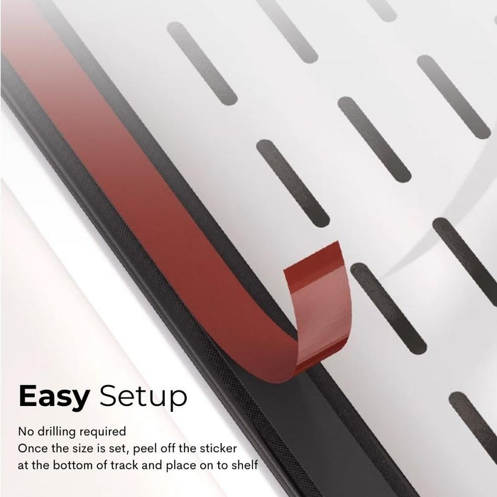 Pull It! Extendable Kitchen Cabinet Organiser Drawer Black