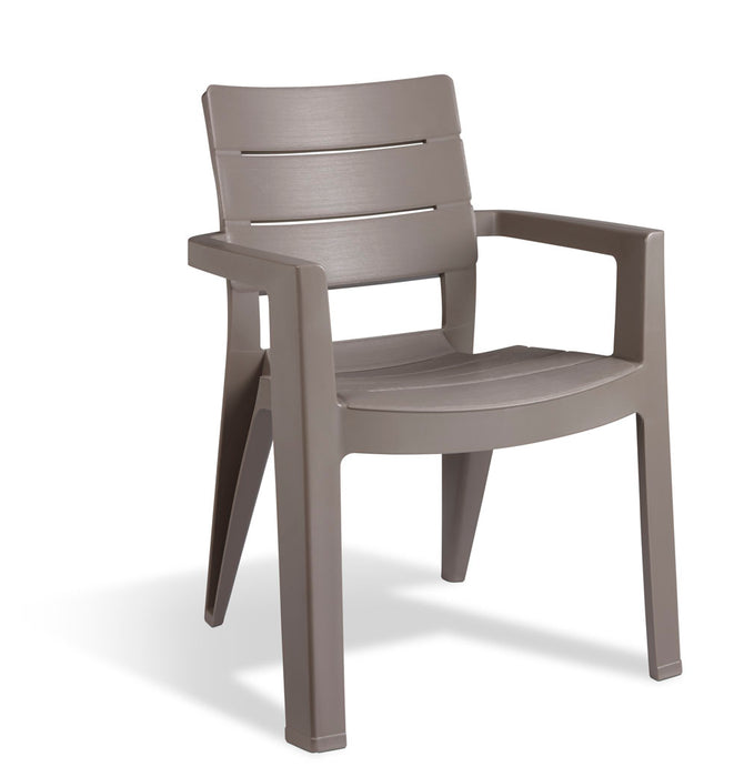 Girona Table + Ibiza Chair Cappuccino
