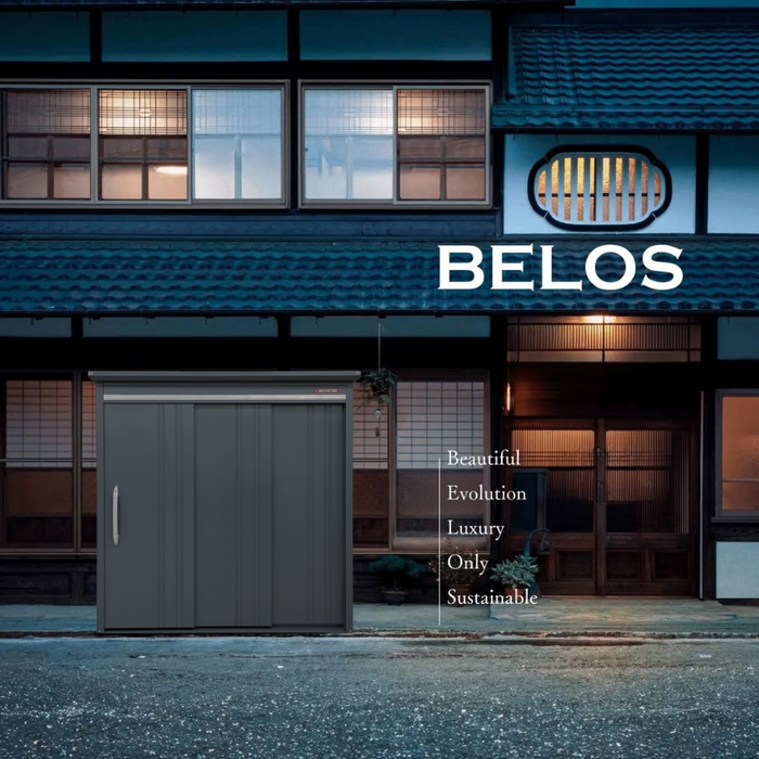 Belos 2114 Steel Outdoor Garden Shed