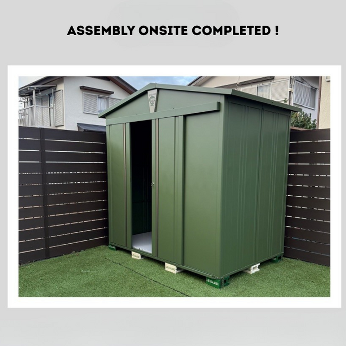 Lesiure 6 x 5 Ft Steel Outdoor Garden Shed