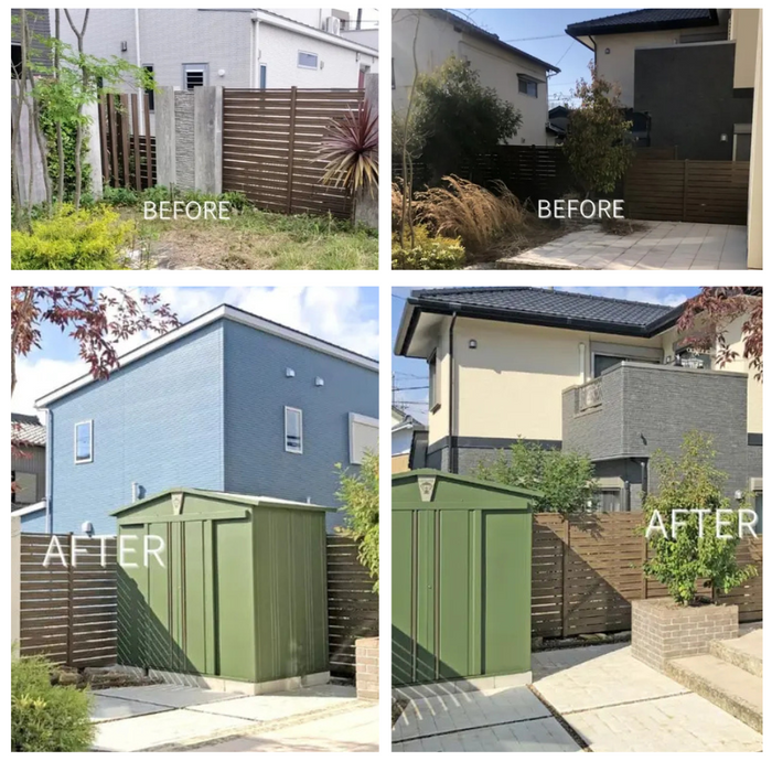 Lesiure 6 x 5 Ft Steel Outdoor Garden Shed