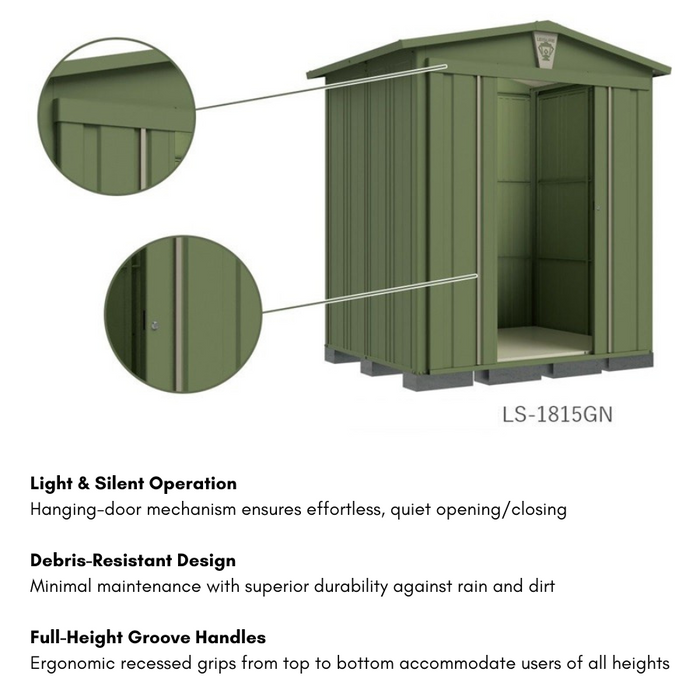 Lesiure 6 x 5 Ft Steel Outdoor Garden Shed