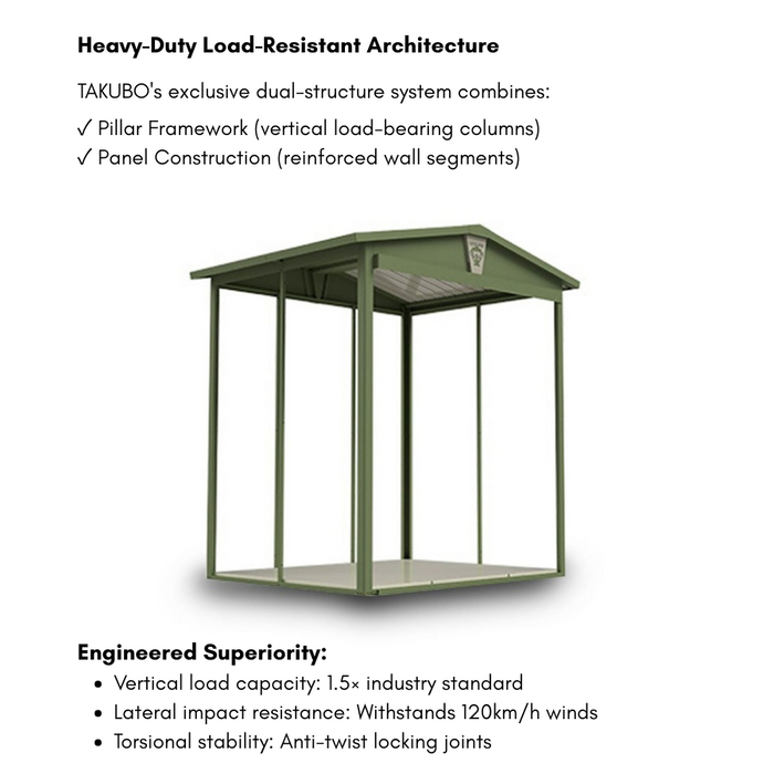 Lesiure 6 x 5 Ft Steel Outdoor Garden Shed