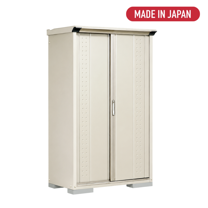 Grand Prestige GP-115AF Steel Outdoor Garden Shed + Shelving