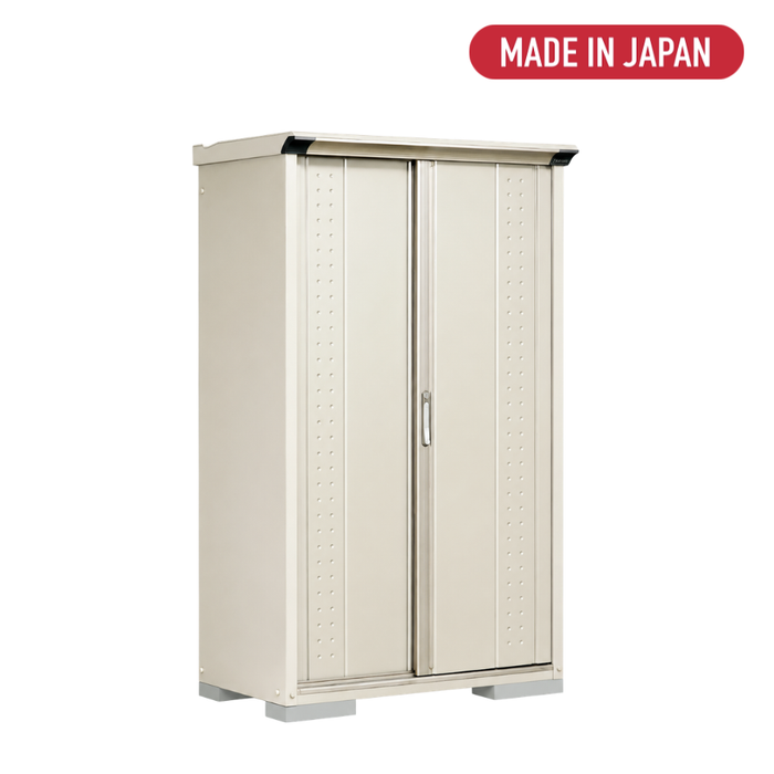 GP-115AF Grand Prestige Steel Outdoor Garden Shed + Shelving