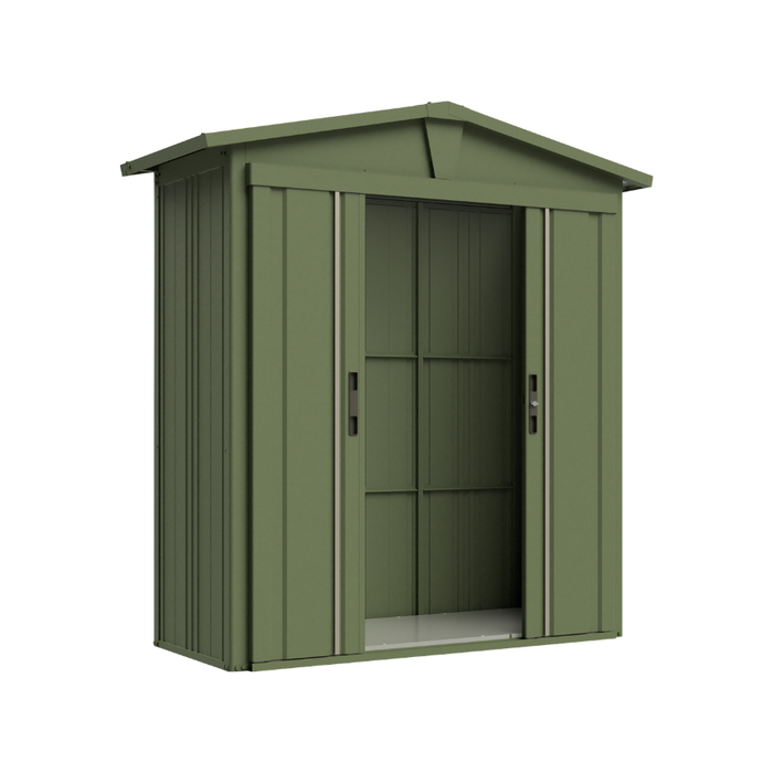 Leisure 6 x 2.8 ft Outdoor Garden Storage Metal Shed