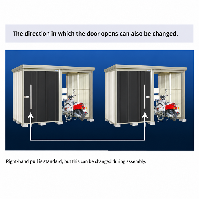 TP-3015 Stockman 9.9 x 5.2 ft Outdoor Bicycle Metal Storage Shed