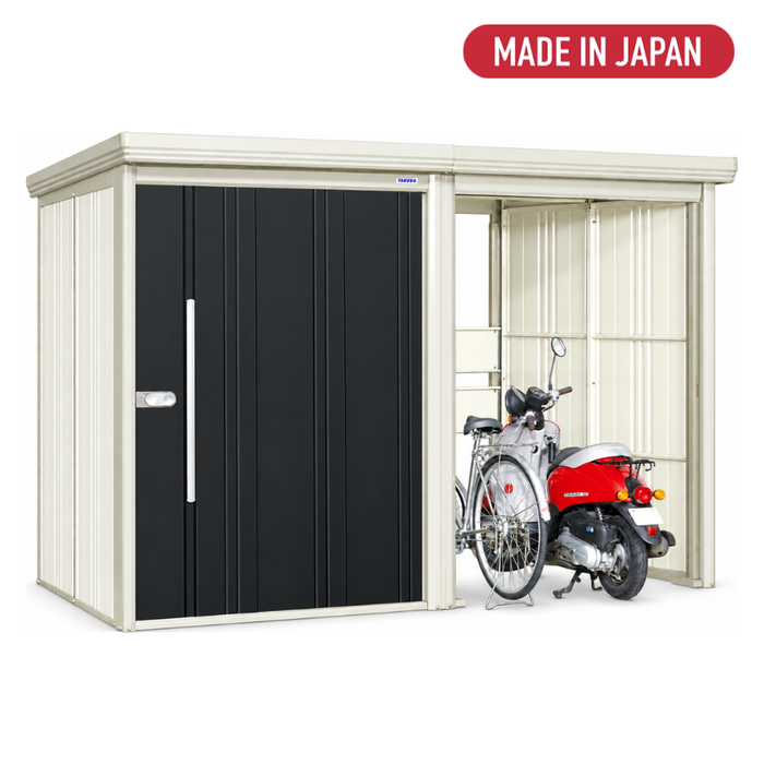 TP-3015 Stockman 9.9 x 5.2 ft Outdoor Bicycle Metal Storage Shed