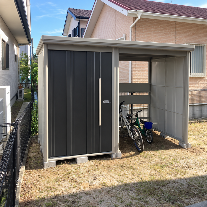 TP-3015 Stockman 9.9 x 5.2 ft Outdoor Bicycle Metal Storage Shed