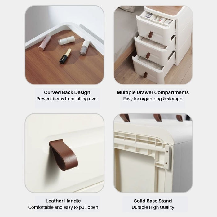 Bedside Table Organizer Drawer Slim