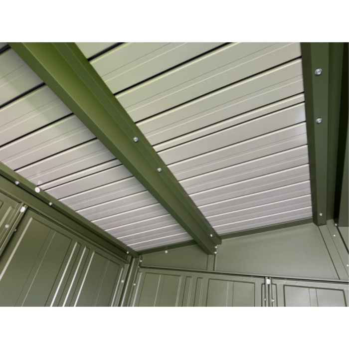 Leisure 6 x 2.8 ft Outdoor Garden Storage Metal Shed