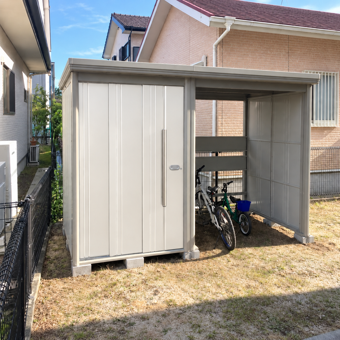 TP-3015 Stockman 9.9 x 5.2 ft Outdoor Bicycle Metal Storage Shed
