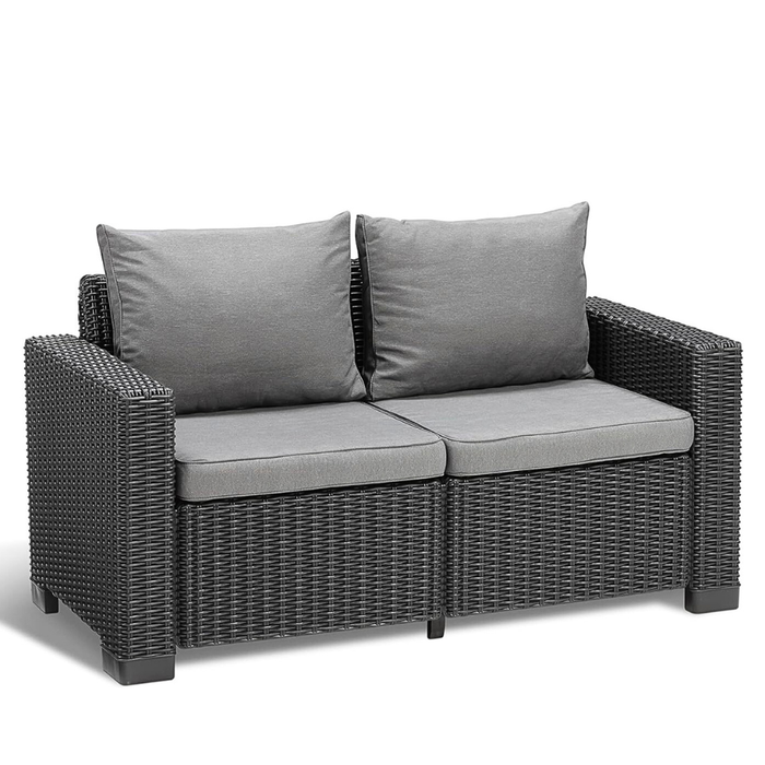 California 2 Seater Sofa Graphite