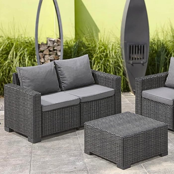 California 2 Seater Sofa Graphite