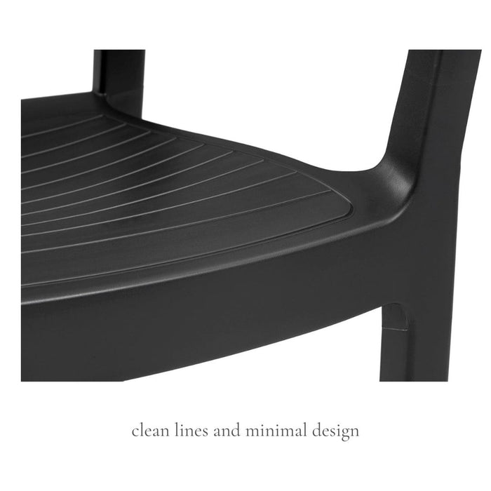 Julie Dining Table + 4 Chloe Chairs (FREE DELIVERY)