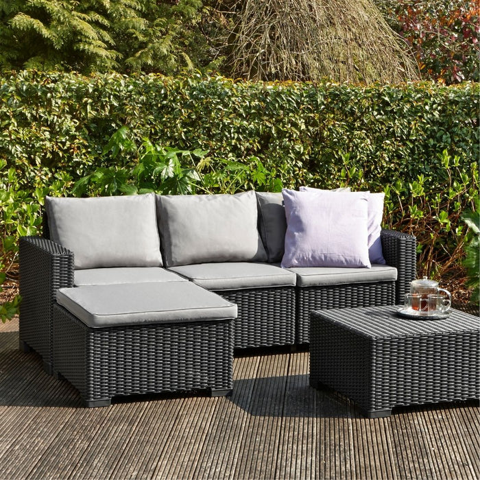 California Outdoor 3 Seater Chaise Sofa Set (Display Set)