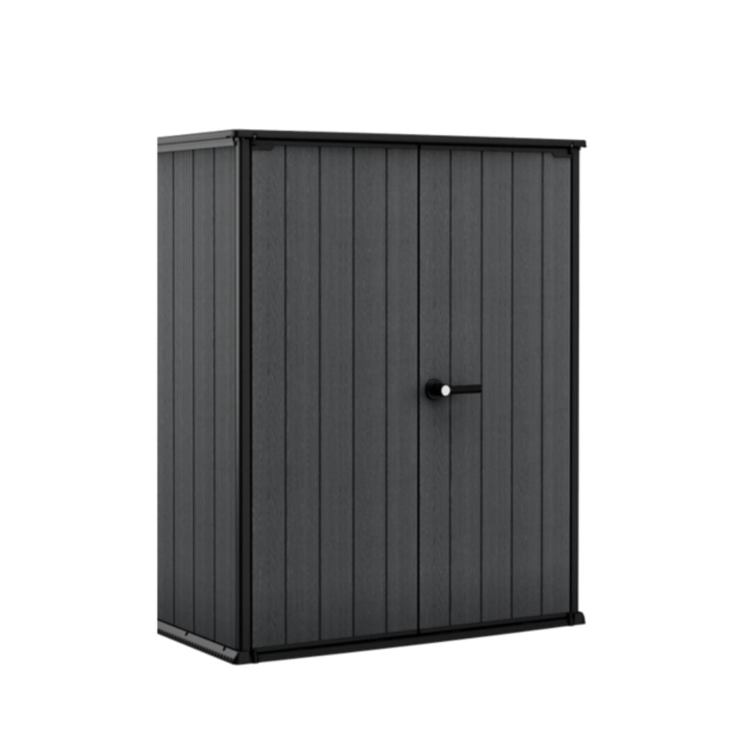 Keter Cortina Alto Outdoor Storage Shed Waterproof Garden Storage