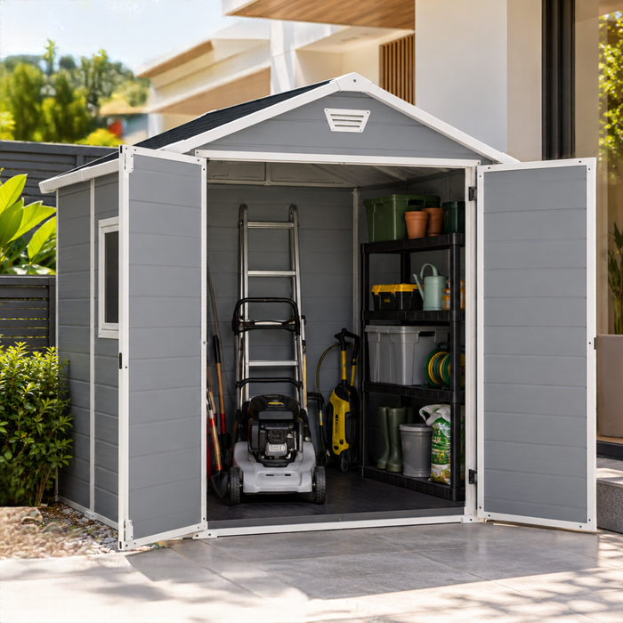 Manor 6 x 5 Ft Outdoor Storage Garden Shed