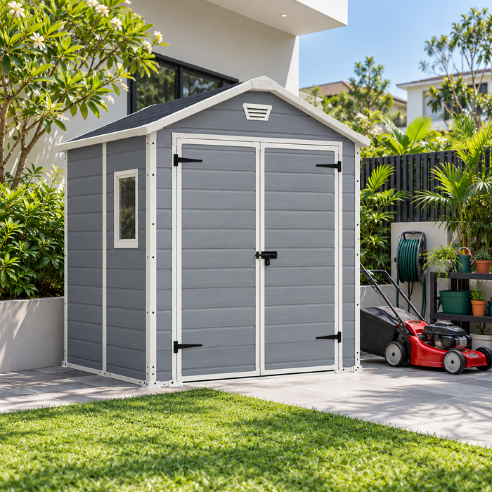 Manor 6 x 5 Ft Outdoor Storage Garden Shed