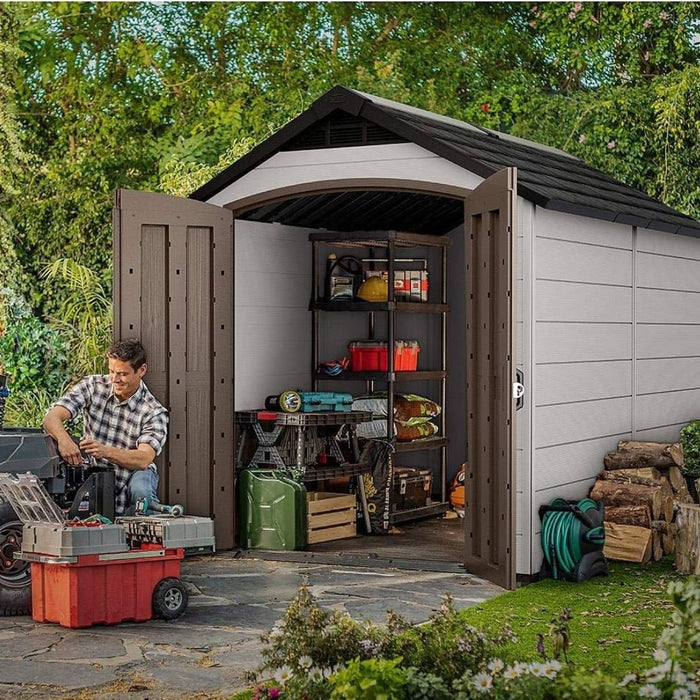 Montfort 7511 Large Outdoor Shed 7.5" x 11" (Free Assembly)