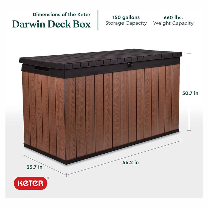 Darwin Deck Box 570L Brown