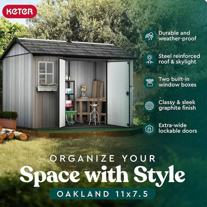 Oakland 1175 Garden Shed (Free Delivery + Assembly)
