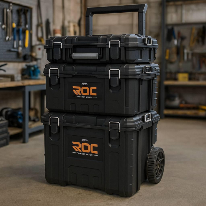 Pro Gear System 3 Tier Modular Tools Cart Storage with Wheels Gen 2.0 Black