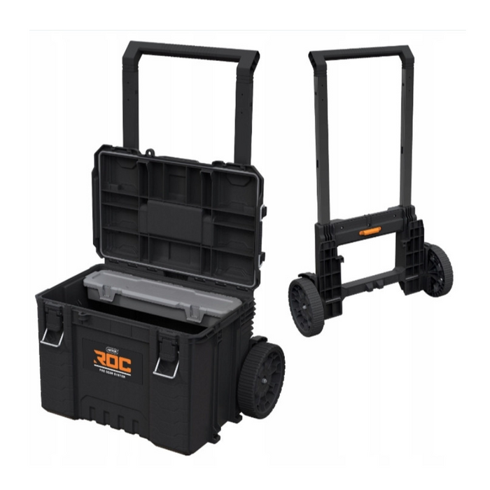 Pro Gear System 3 Tier Modular Tools Cart Storage with Wheels Gen 2.0 Black