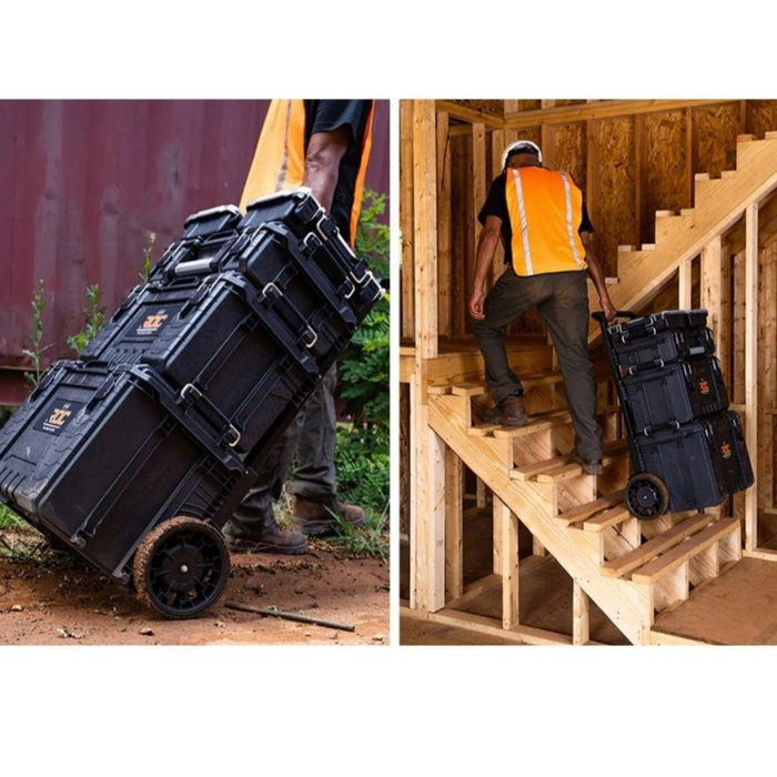 Pro Gear System 3 Tier Modular Tools Cart Storage with Wheels Gen 2.0 Black